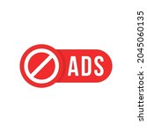 free ad blocker or promotion... | Shutterstock .eps vector #2045060135