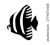 tropical fish vector icon... | Shutterstock .eps vector #1774371428