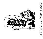 fishing logo  bass  tuna ... | Shutterstock .eps vector #2034729515