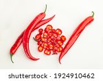 Red Hot Chili Pepper Isolated...