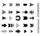 set of different arrows.... | Shutterstock .eps vector #1919800982