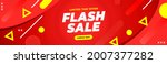 flash sale discount banner... | Shutterstock .eps vector #2007377282