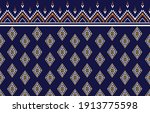 traditional geometric ethnic... | Shutterstock .eps vector #1913775598