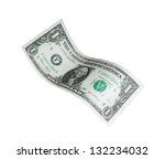 One Dollar Bill Isolated...