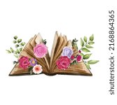 Watercolor Floral Book Of...