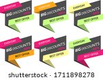 big discounts  for advertising  ... | Shutterstock .eps vector #1711898278