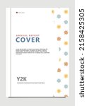 annual report vector template... | Shutterstock .eps vector #2158425305