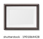 minimalistic photo frame of a4... | Shutterstock .eps vector #1901864428