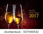 Fireworks Sparklers with two glasses of Champagne image - Free stock ...