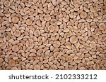 Wall of firewood  background of ...