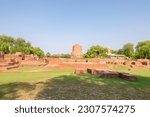 Sarnath is a sacred Buddhist site located near Varanasi, India. It is known for being the place where Lord Buddha delivered his first sermon, making it a significant pilgrimage destination for Buddhis