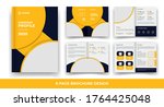 creative business bi fold... | Shutterstock .eps vector #1764425048