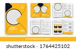 creative business bi fold... | Shutterstock .eps vector #1764425102