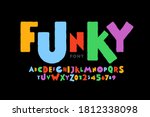 playful style font design ... | Shutterstock .eps vector #1812338098
