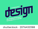 Modern Font Design  Alphabet...