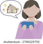 an illustration of woman who... | Shutterstock .eps vector #1700225752