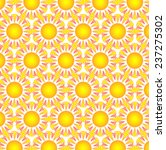 sun pattern for summer in... | Shutterstock .eps vector #237275302