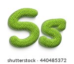 Fabric Alphabet Letter S In 3d...