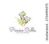 Flower Picasso Calla Lily Logo...