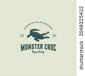 Crocodile Aligator Logo Design...