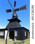 Old Windmill In Denmark  Europe....