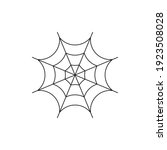 spider web icon design isolated ... | Shutterstock .eps vector #1923508028