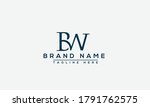 Letter Bw Logo Icon Design...