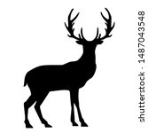Vector Icon Deer Sign. Image...