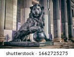 The Lion Sculpture Of The...