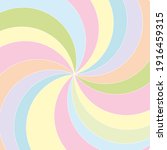 multicolored pastel swirl... | Shutterstock .eps vector #1916459315