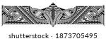 polynesian tattoo pattern maori ... | Shutterstock .eps vector #1873705495