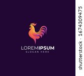 Gradient Rooster Premium Logo...