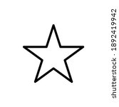 star icon outline   award icon... | Shutterstock .eps vector #1892419942