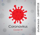 corona virus sign icon  corona... | Shutterstock .eps vector #1684895518