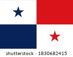 flag of the republic of panama. ... | Shutterstock .eps vector #1830682415