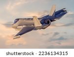 Small photo of Ely, Suffolk, United Kingdom December 8 2022. 5th Generation F-35 Fighter jet airplane flying missiles on a combat mission. Modern fighter jets and Airforce pilots on deployment for air defence