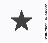 star icon on isolate white | Shutterstock .eps vector #1685307955