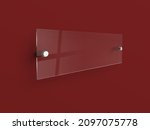 wide rectangle transparent... | Shutterstock . vector #2097075778