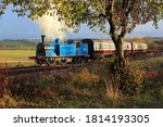 Small photo of Manuel Junction, Bo'ness, Scotland 11/09/2018 Caledonian Railway 0-4-4T Number 419 at Manuel Junction, Bo'ness and Kinneil Railway on a photographic charter.