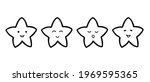cute star emoticons icon set.... | Shutterstock .eps vector #1969595365