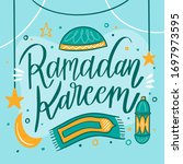 illustration ramadan vector... | Shutterstock .eps vector #1697973595