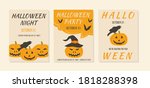 poster of halloween party with... | Shutterstock .eps vector #1818288398