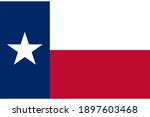 texas flag official proportions ... | Shutterstock . vector #1897603468