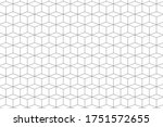 stylish hexagonal line pattern... | Shutterstock .eps vector #1751572655