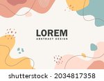 abstract background. hand... | Shutterstock .eps vector #2034817358