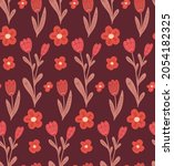 Seamless Pattern With Simple...