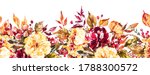 Watercolor Autumn Flora. A...