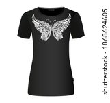 white abstract butterflies. t... | Shutterstock .eps vector #1868624605