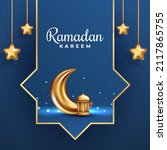 ramadan kareem background ... | Shutterstock .eps vector #2117865755