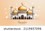 ramadan kareem concept banner... | Shutterstock .eps vector #2119857098
